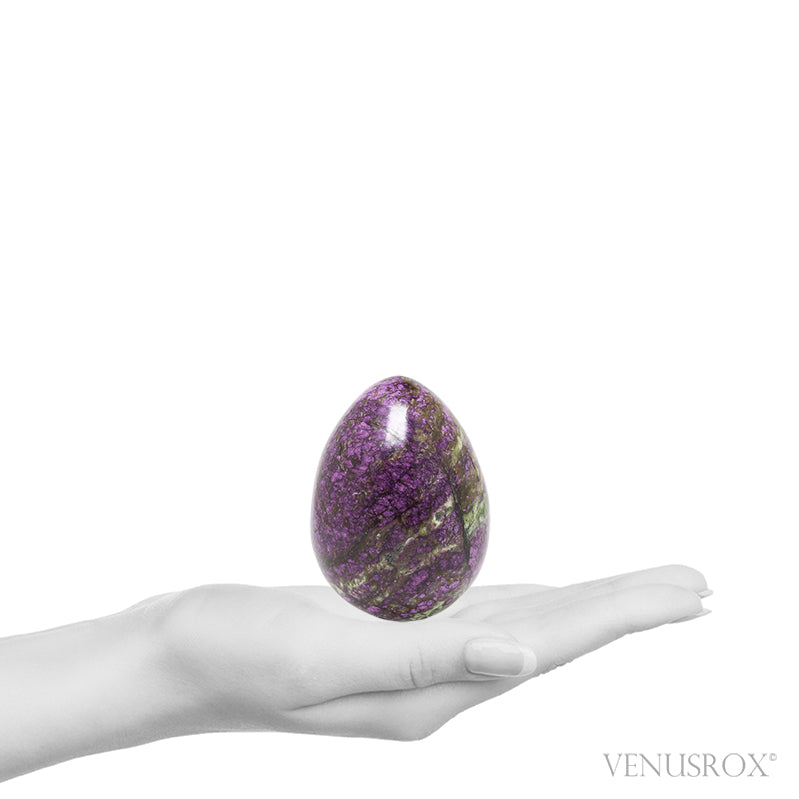 Chromium Iowaite and Serpentine Polished Egg from Kaznakhtinskii ultrabasic massif, Russia | Venusrox
