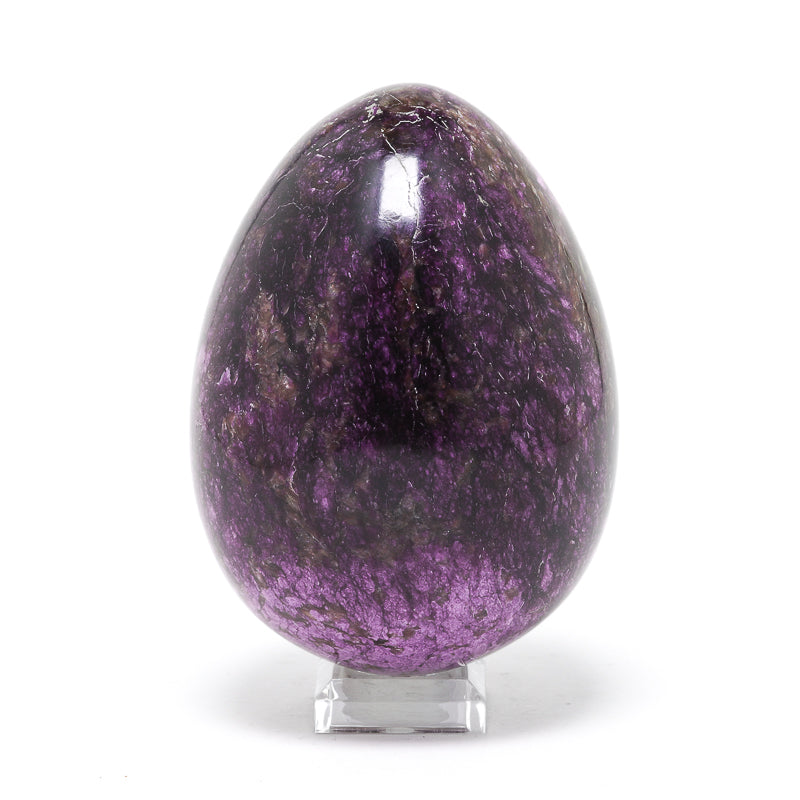 Chromium Iowaite and Serpentine Polished Egg from Kaznakhtinskii ultrabasic massif, Russia | Venusrox