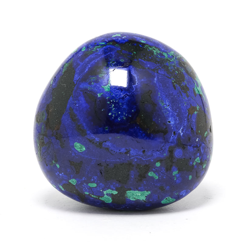 Azurite & Malachite Polished Crystal from the Altai Mountains, Siberia, Russia | Venusrox