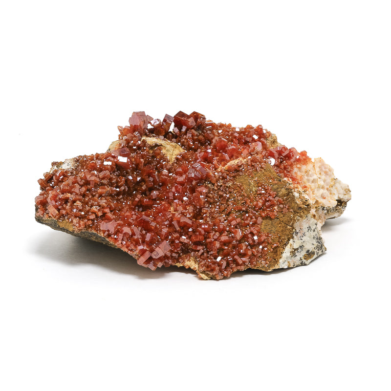 Vanadinite on Matrix Natural Cluster from Mibladen, Midelt, Meknes-Tafilalet Region, Morocco | Venusrox