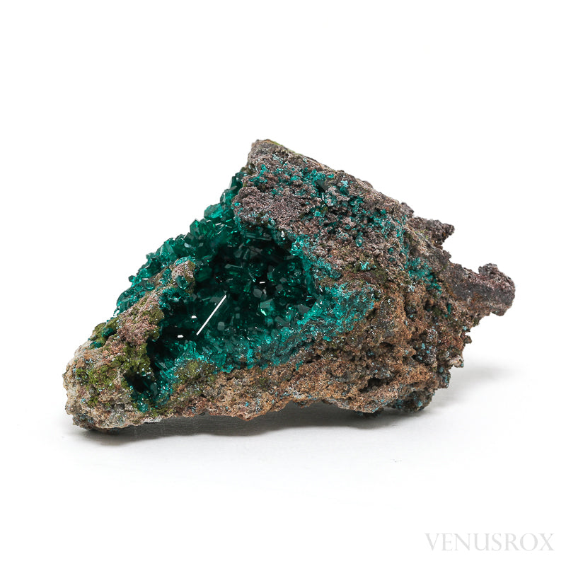 Dioptase on Matrix Natural Cluster from Renéville, Kindanba District, Pool Department, Demacratic Republic of the Congo | Venusrox