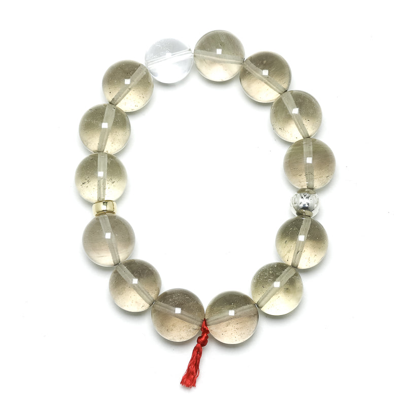 Libyan Gold Tektite Bead Bracelet from Libyan/Egyptian Border, Sahara Desert | Venusrox