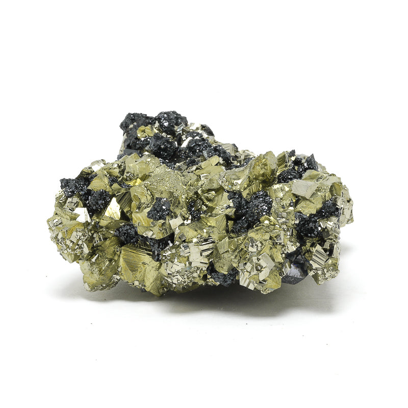 Chalcopyrite with Sphalerite, Galena & Quartz Natural Cluster from Bulgaria | Venusrox