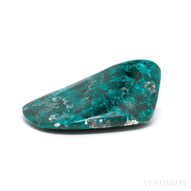Dioptase with Quartz, Shattuckite & Matrix Polished Crystal from the Democratic Republic of Congo | Venusrox