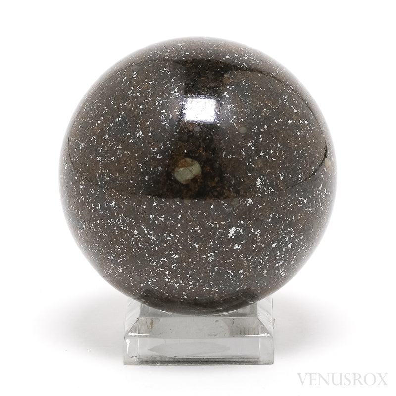 NWA Chondrite Meteorite Polished Sphere from Sahara Desert, North-West Africa | Venusrox