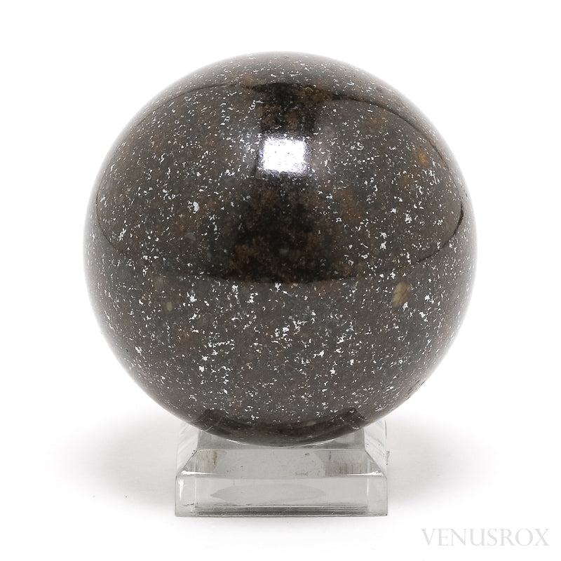NWA Chondrite Meteorite Polished Sphere from Sahara Desert, North-West Africa | Venusrox