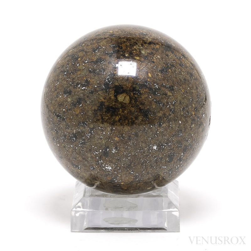 NWA Chondrite Meteorite Polished Sphere from Sahara Desert, North-West Africa | Venusrox