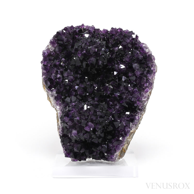Amethyst with Agate Natural Cluster from Uruguay mounted on a bespoke stand | Venusrox