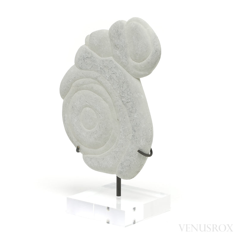 Fairy Stone Natural Crystal from Abitibi, Quebec, Canada mounted on a bespoke stand | Venusrox