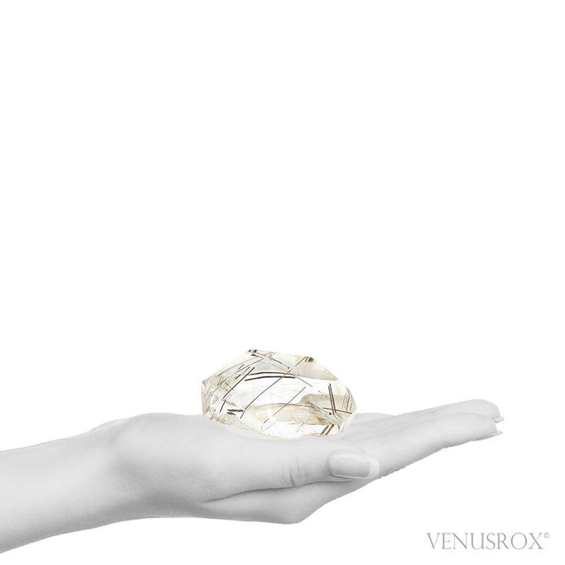 Rutilated Quartz Polished Crystal from Brazil | Venusrox