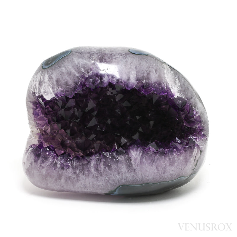 Amethyst with Quartz & Agate Polished/Natural Cluster from Uruguay | Venusrox