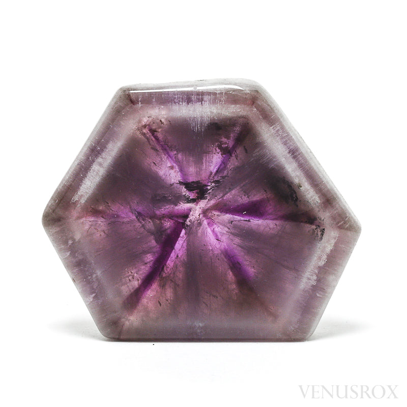 Amethyst Trapiche Polished Crystal from Rondônia, Brazil | Venusrox