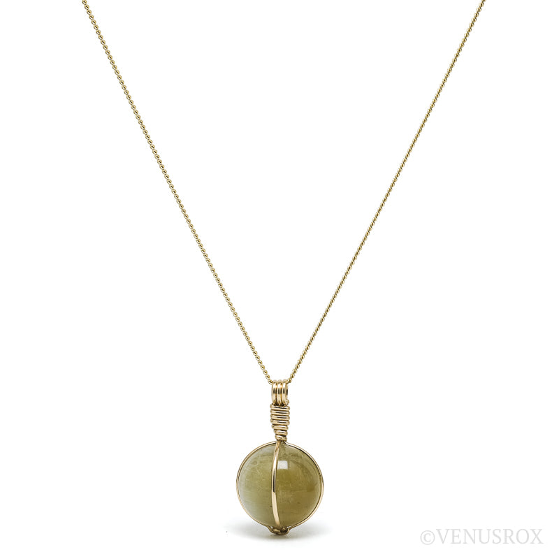 Yellow 'Cats Eye' Danburite Pendant from the Krasnochikoysky District, Zabaykalsky Krai, Russia | Venusrox
