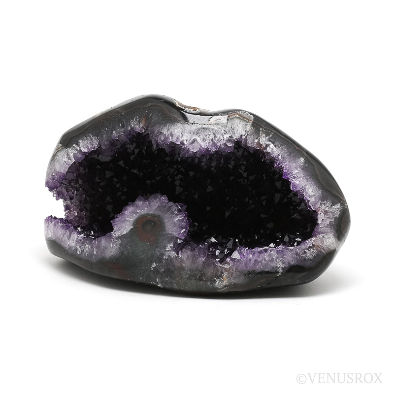 Amethyst with Quartz & Agate Part Polished/Part Natural Cluster from Uruguay | Venusrox