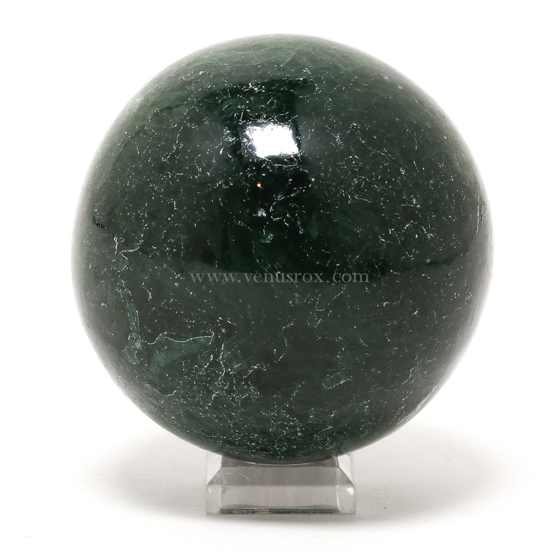 Moss Calcite Polished Sphere from India | Venusrox