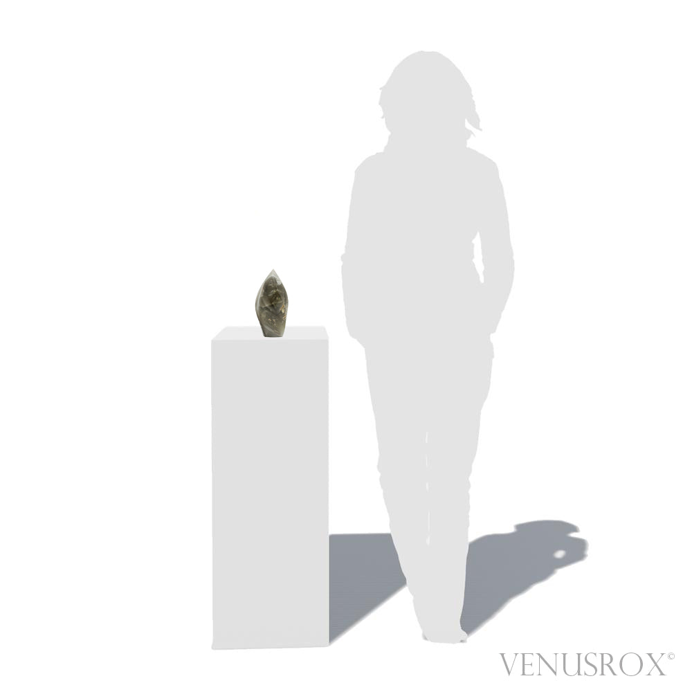 Phantom Smoky Quartz Polished Flame from Brazil | Venusrox