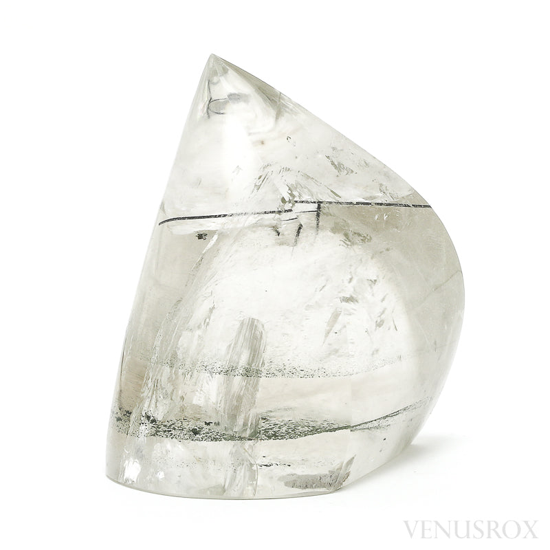 Rutilated Chlorite Phantom Quartz Polished Flame from Brazil | Venusrox