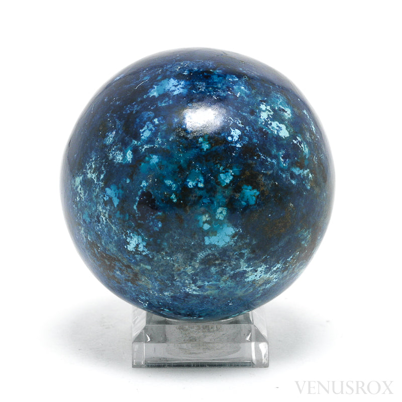 Chrysocolla with Shattuckite Polished Sphere from Namibia | Venusrox