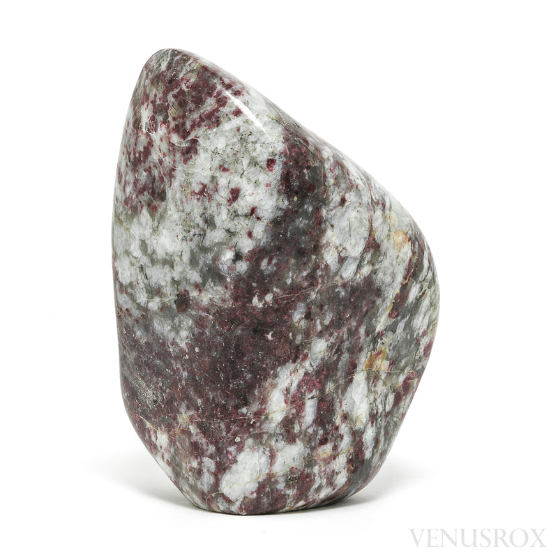 Rubellite (Red Tourmaline) in Quartz & Feldspar Polished Crystal from Madagascar | Venusrox