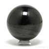 Shungite (Grade 2) Polished Sphere from Shunga, Karelia, Russia | Venusrox