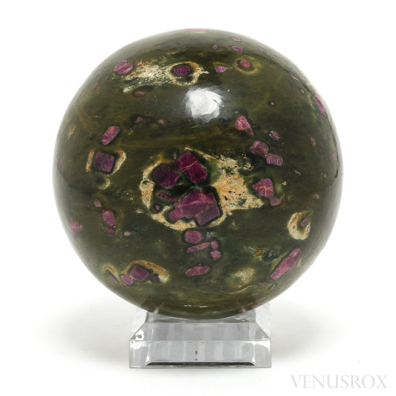 Ruby in Fuchsite Polished Sphere from India | Venusrox