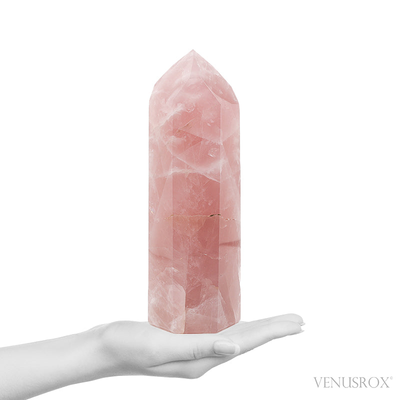 Rose Quartz Polished Point from Brazil | Venusrox