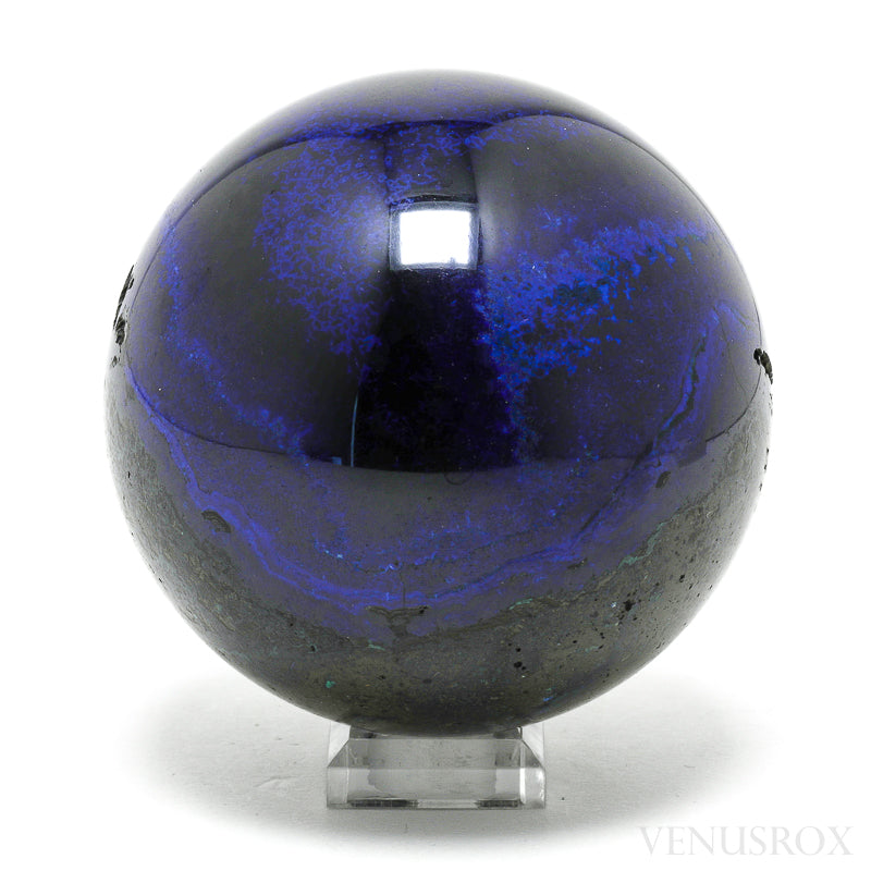 Azurite with Matrix Sphere from the Altai Mountains, Siberia, Russia | Venusrox