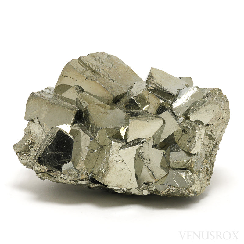Pyrite Natural Cluster from the Huanzala Mine, Huallanca District, Huanuco Department, Peru | Venusrox