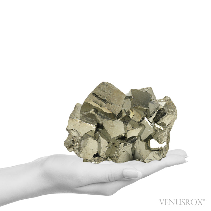 Pyrite Natural Cluster from the Huanzala Mine, Huallanca District, Huanuco Department, Peru | Venusrox
