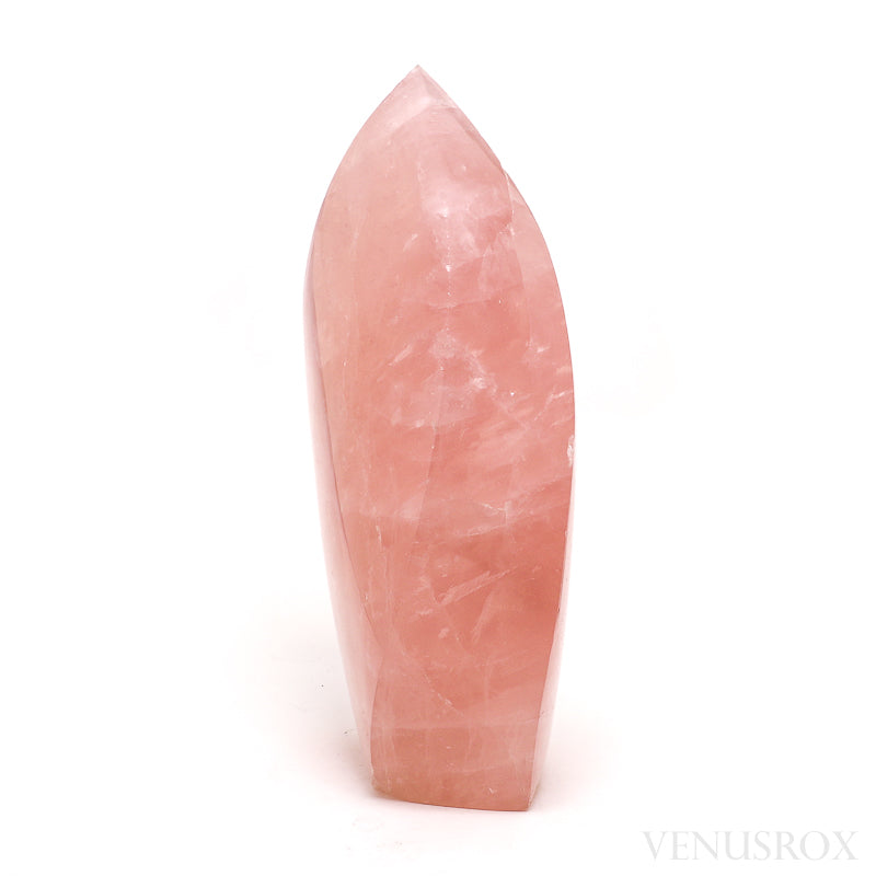 Rose Quartz Polished Flame from Brazil | Venusrox