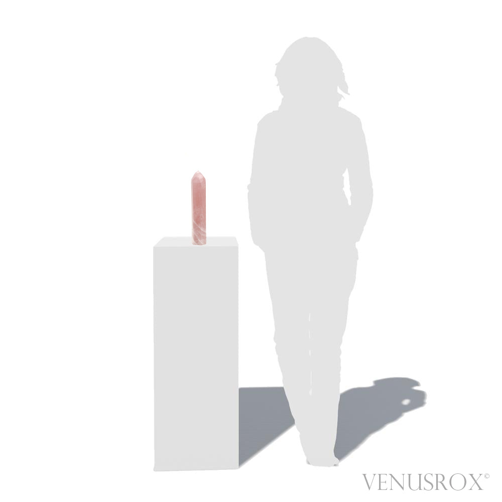 Rose Quartz Polished Point from Brazil | Venusrox