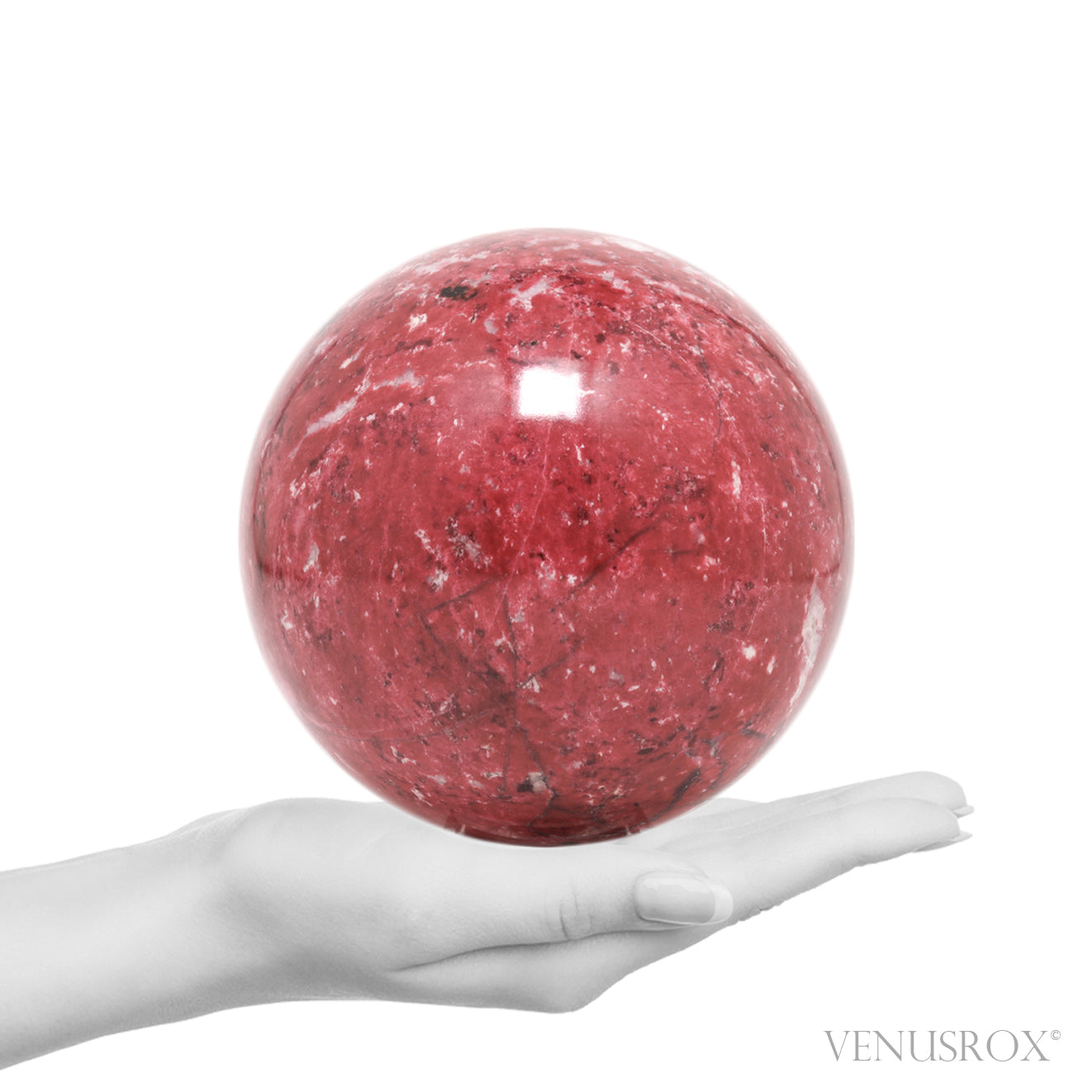 Thulite Sphere from Norway | Venusrox