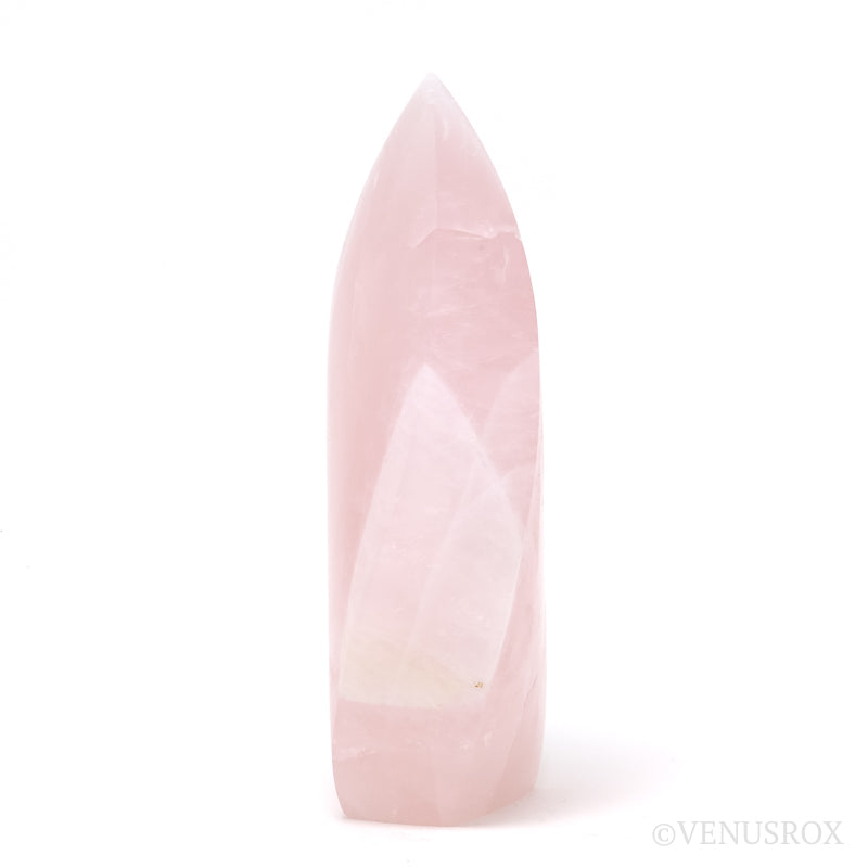 Rose Quartz Polished Flame from Brazil | Venusrox