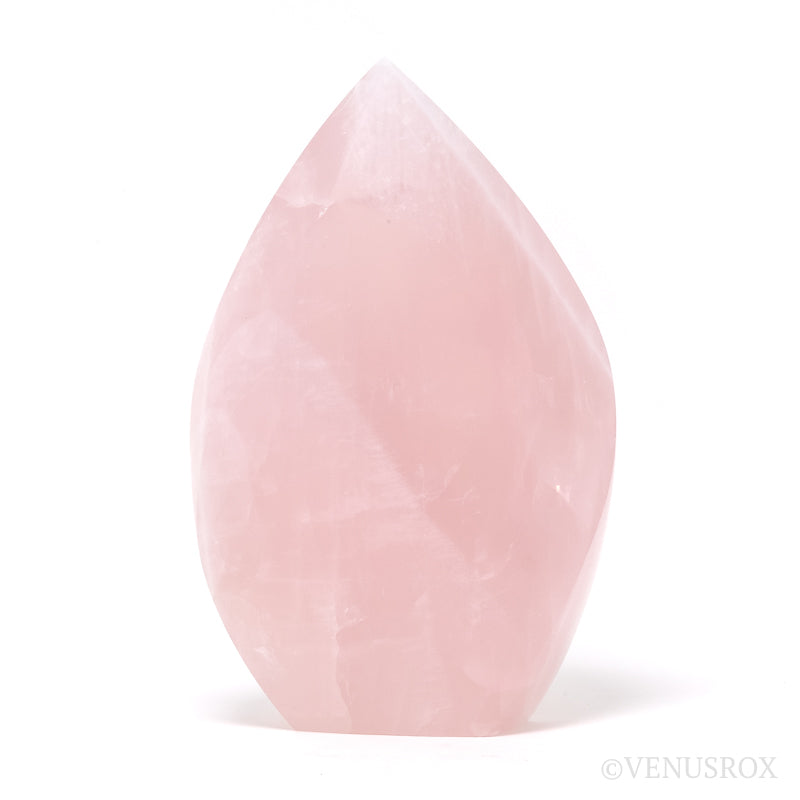 Rose Quartz Polished Flame from Brazil | Venusrox