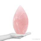 Rose Quartz Polished Flame from Brazil | Venusrox