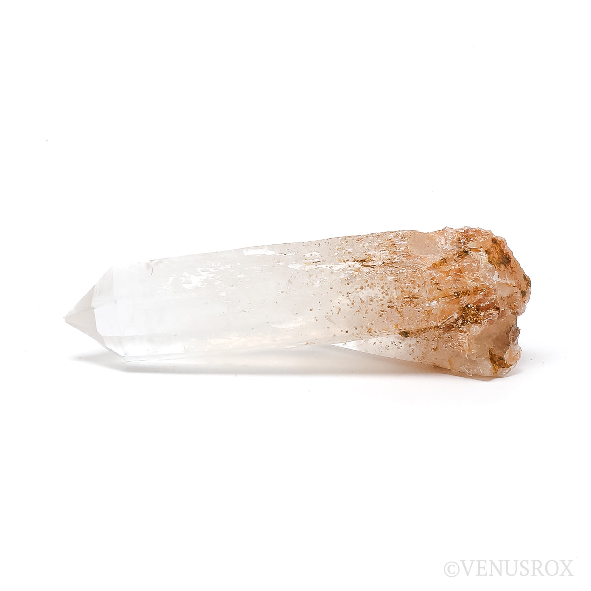 Blue Smoke/Mango Quartz Natural Point from the Santander Province, Colombia | Venusrox