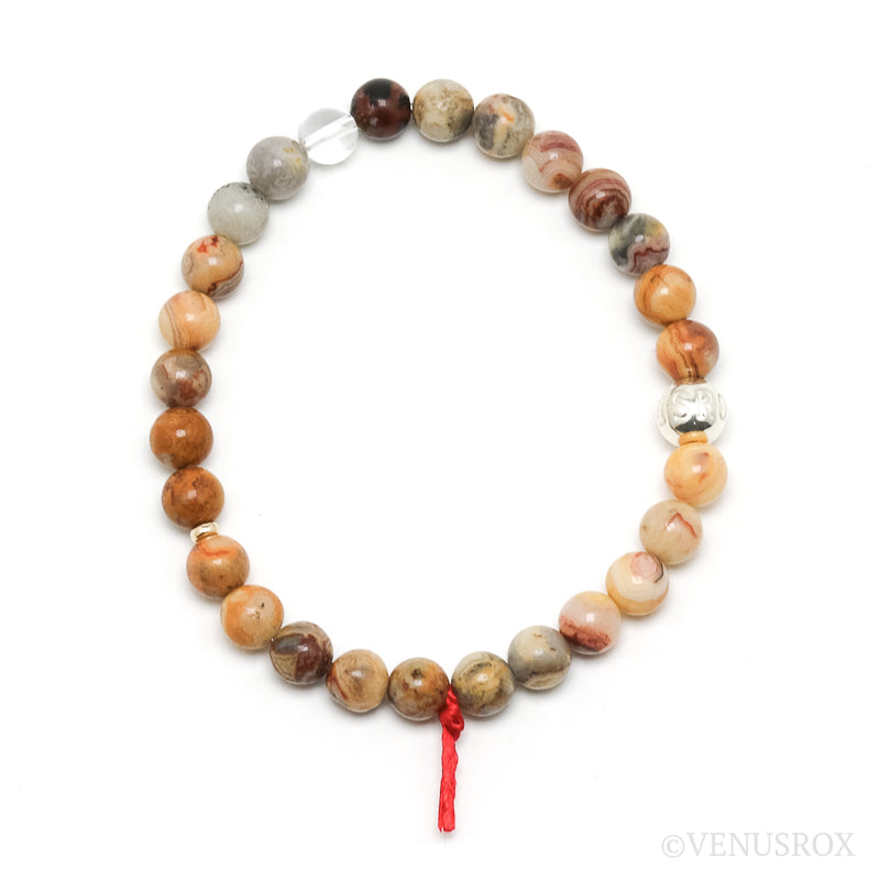 Crazy Lace Agate Bracelet from Mexico | Venusrox