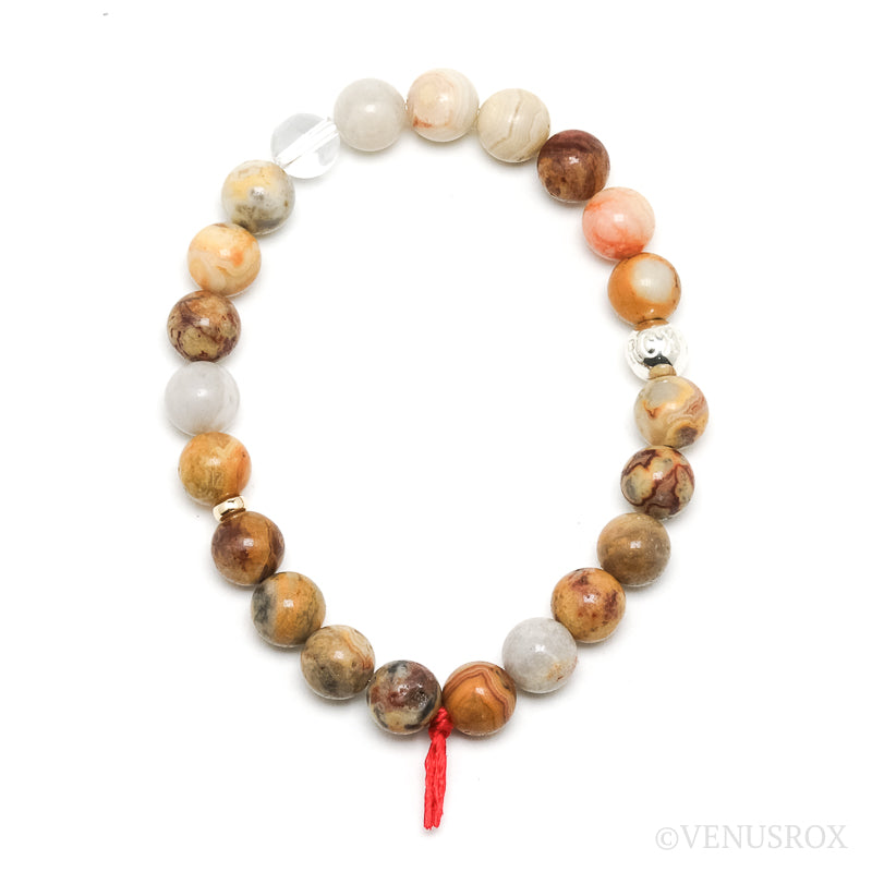 Crazy Lace Agate Bracelet from Mexico | Venusrox