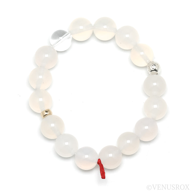 White Agate Bracelet from Brazil | Venusrox