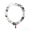 Tourmalinated Quartz Bead Bracelet from Brazil | Venusrox