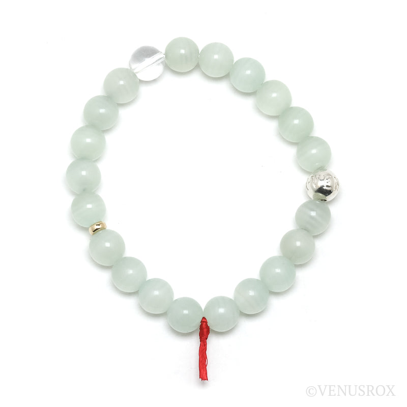 Green Calcite Bead Bracelet from Afghanistan | Venusrox