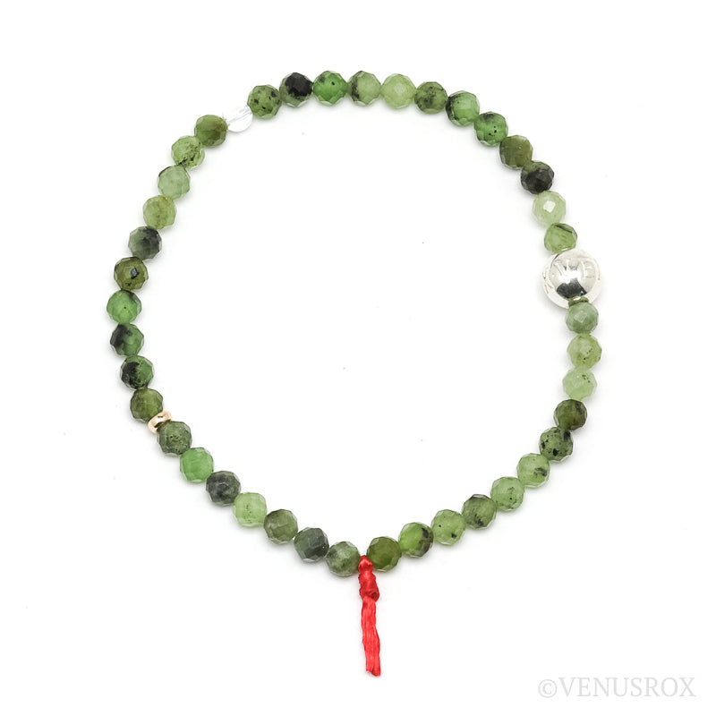 Green Nephrite Jade Bead Bracelet from Canada | Venusrox