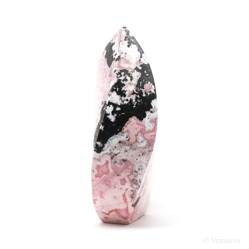 Rhodonite with Quartz Polished Flame from Peru | Venusrox