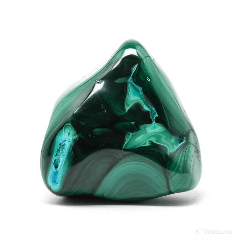 Malachite with Chrysocolla Polished Crystal from the Democratic Republic of Congo | Venusrox
