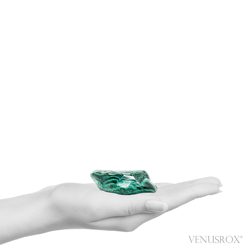 Malachite with Chrysocolla Polished Crystal from the Democratic Republic of Congo | Venusrox