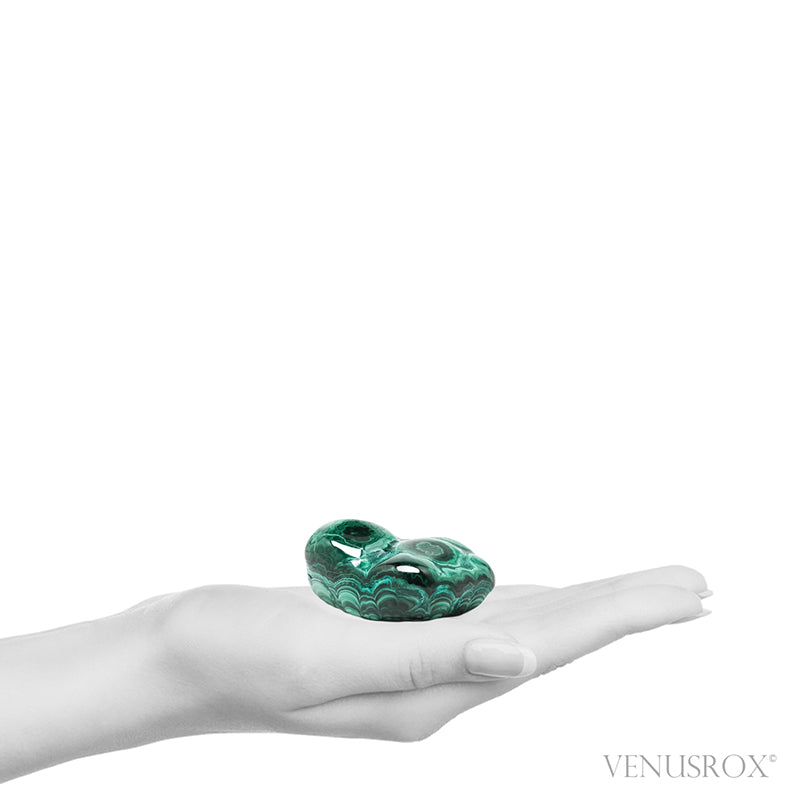 Malachite with Chrysocolla Polished Crystal from the Democratic Republic of Congo | Venusrox