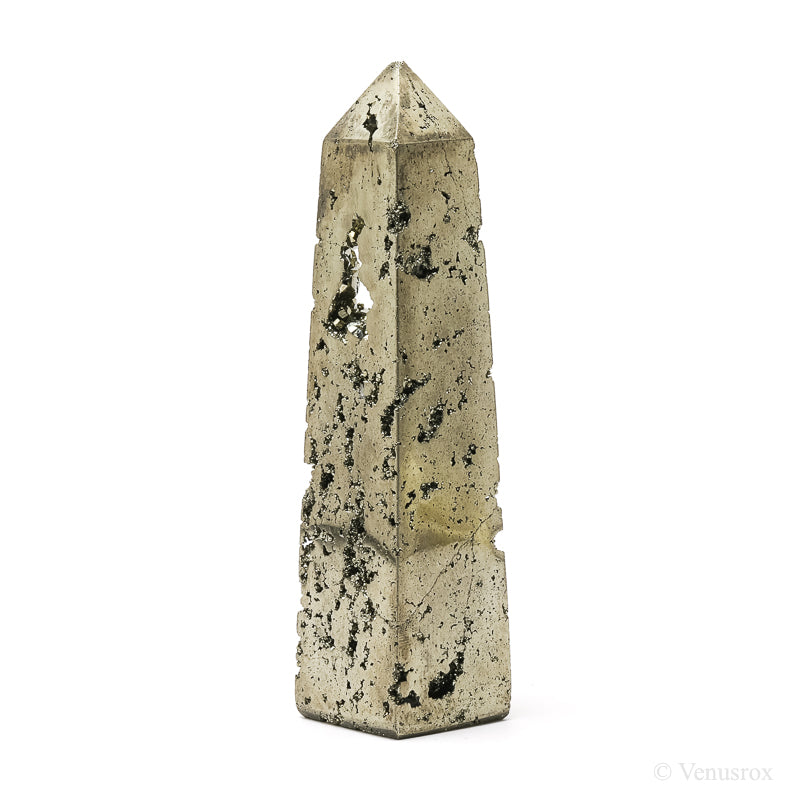 Pyrite Polished/Natural Geode Point from Peru | Venusrox