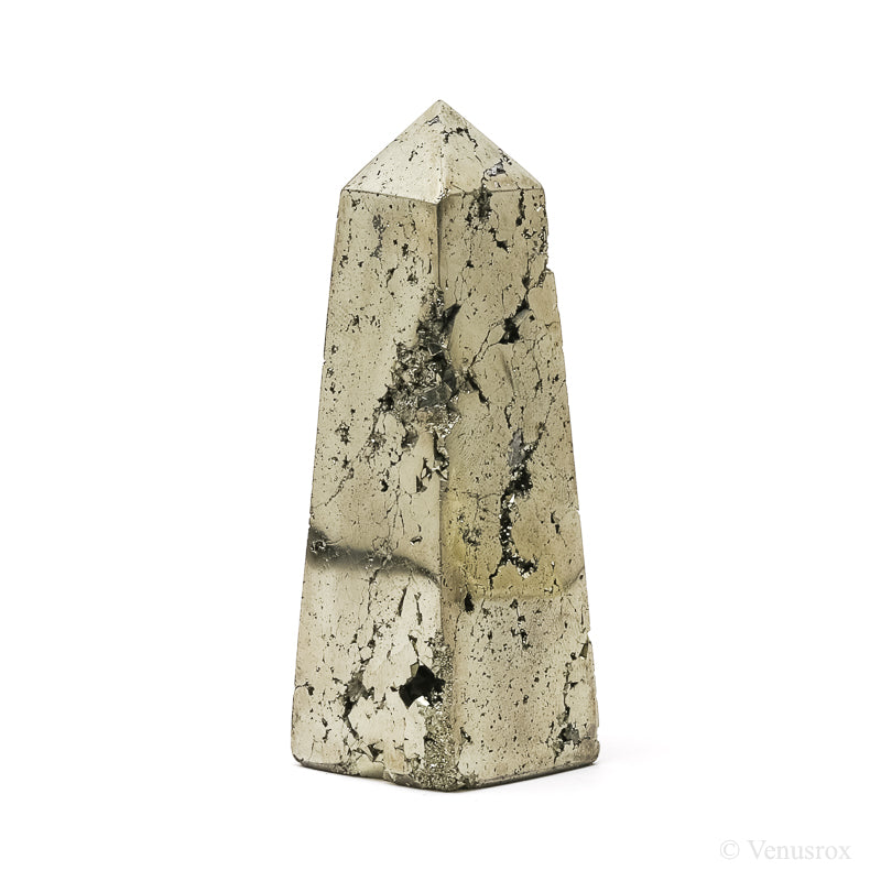 Pyrite Polished/Natural Geode Point from Peru | Venusrox