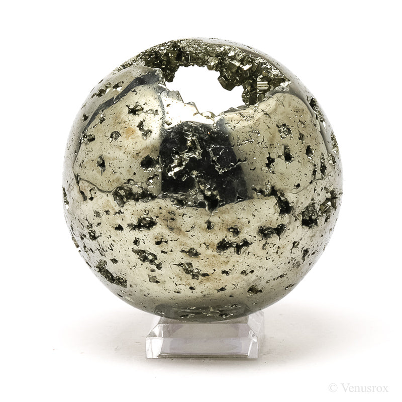 Pyrite Geode Sphere from Peru | Venusrox
