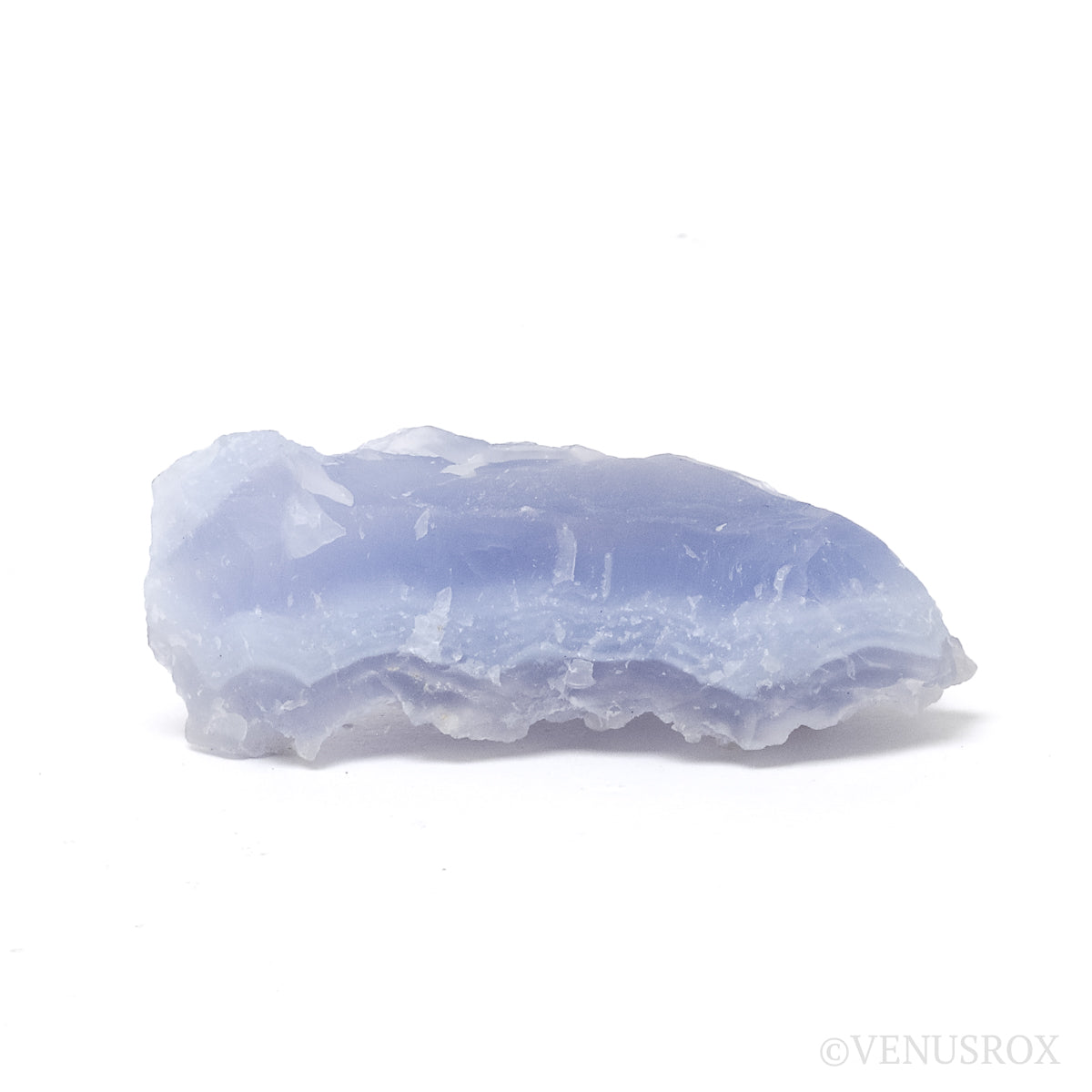 Blue Chalcedony Natural Crystal from Chikwawa, Malawi | Venusrox